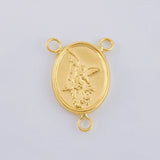 Herraje Crucero San Miguel Arcangel 0.95 g / 2 cm Oro Amarillo 18K