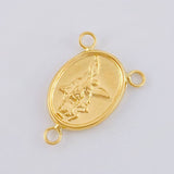 Herraje Crucero San Miguel Arcangel 0.95 g / 2 cm Oro Amarillo 18K