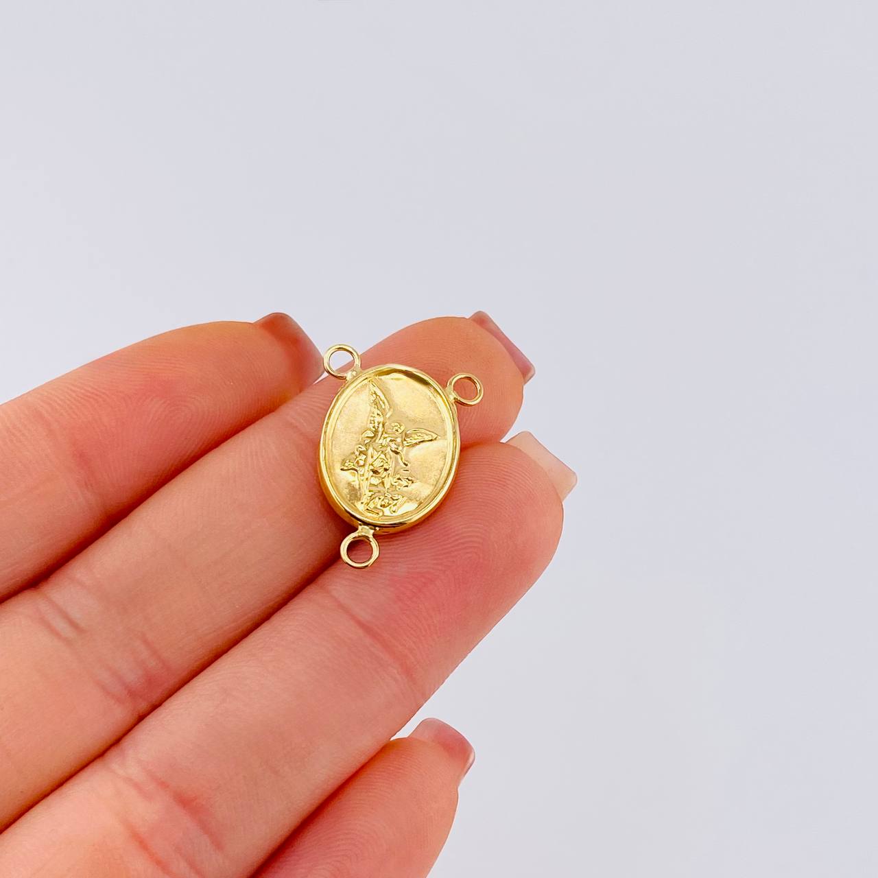Herraje Crucero San Miguel Arcangel 0.95 g / 2 cm Oro Amarillo 18K