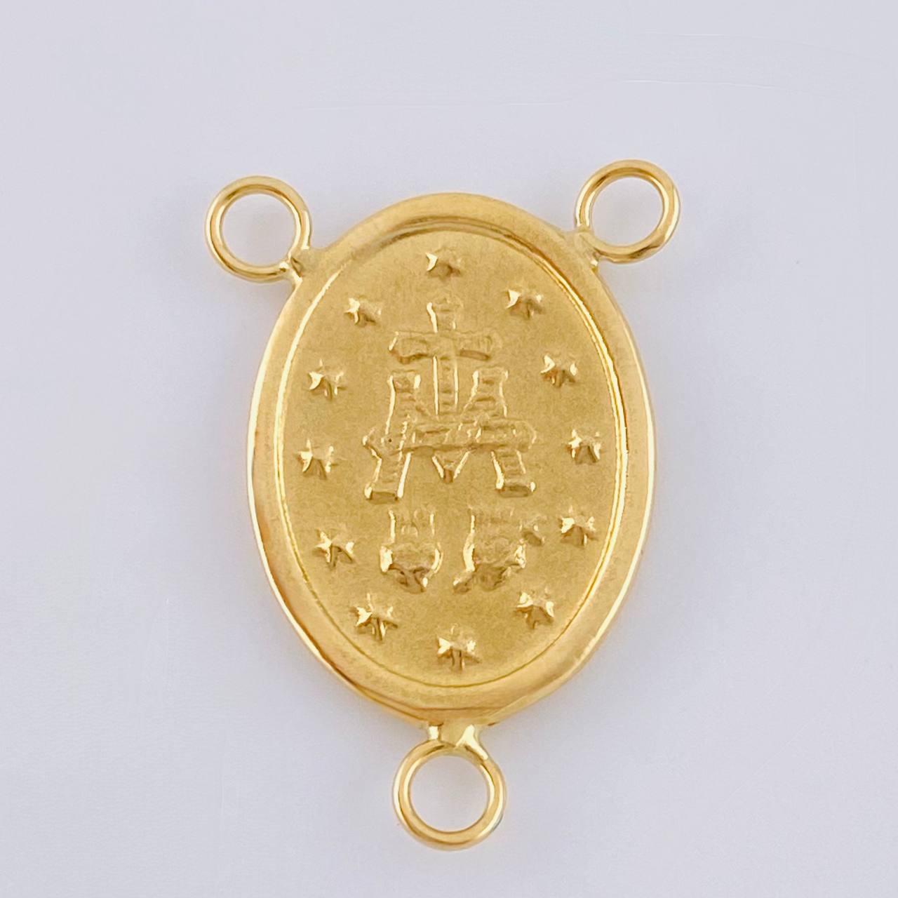 Herraje Crucero Virgen De La Milagrosa Marco 1.1 g / 2.3 cm Oro Amarillo 18K