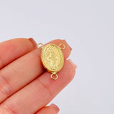 Herraje Crucero Virgen De La Milagrosa 1.15 g / 2.3 cm Oro Amarillo 18K
