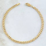 Pulso Cubano 2.8gr / 18.5cm / +1 Oro 18K