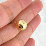 Topos Bola 1.45gr / 1cm / Lisa Oro Amarillo 18K (Oferta)