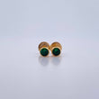 Topos Bisel 0.45gr / Circon Verde Oro Amarillo &