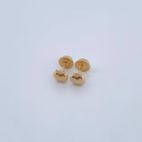 Topos Manzanas 0.5gr / Lisos Oro Amarillo 18K &