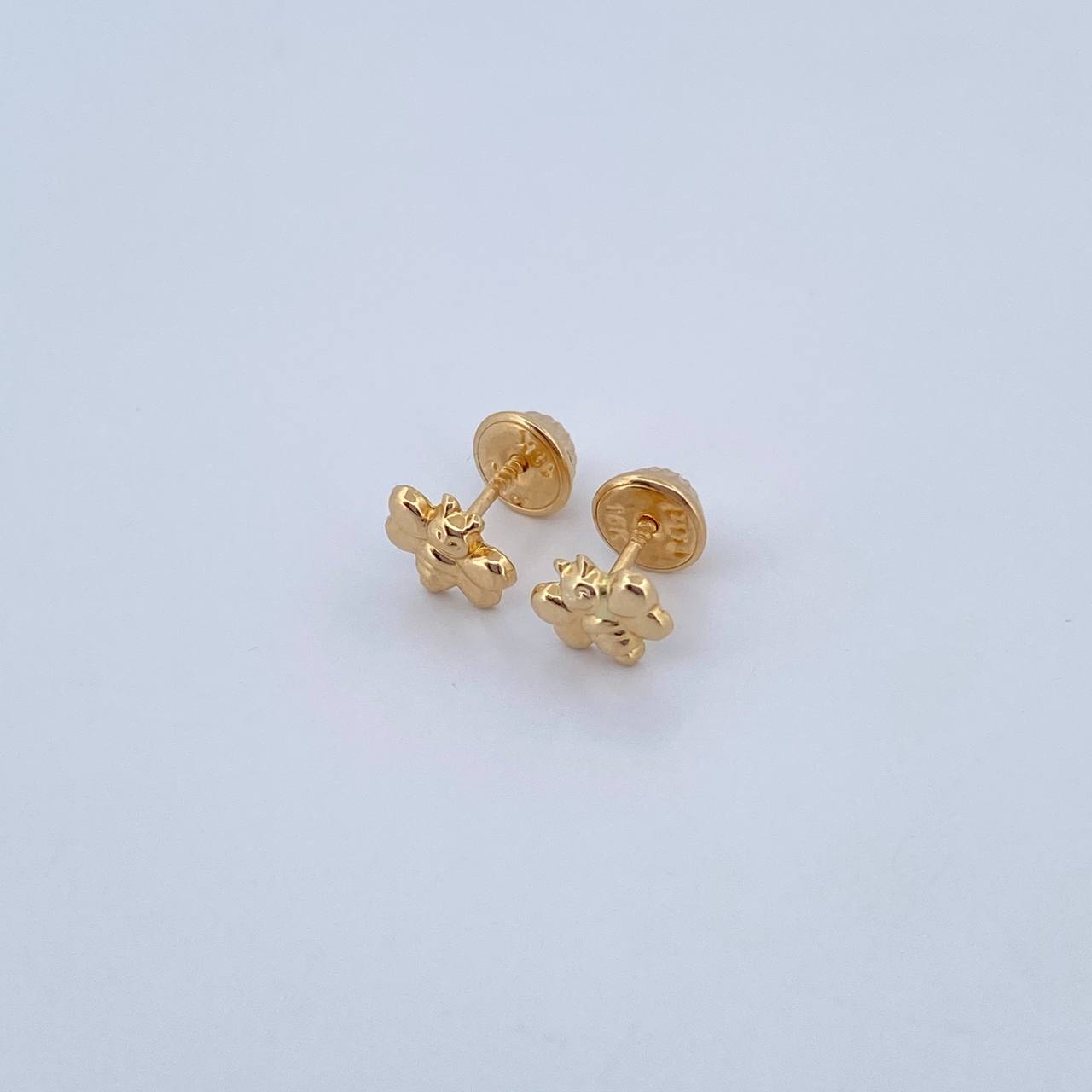 Topos Abeja 0.5gr / Lisos Oro Amarillo 18K &