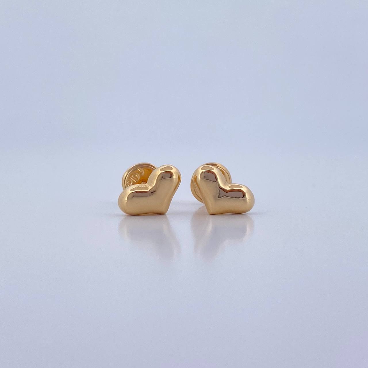 Topos Corazon 0.8gr / Troquelados Oro Amarillo 18K $