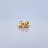 Topos Corazon 0.65gr / Troquelados Oro Amarillo 18K $