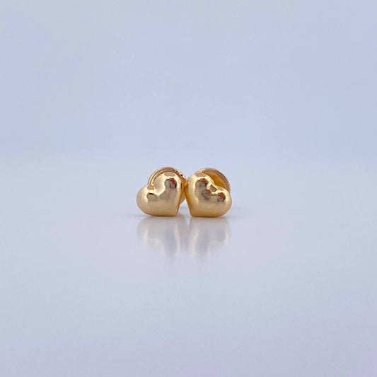 Topos Corazon 0.55gr / Troquelados Oro Amarillo 18K &