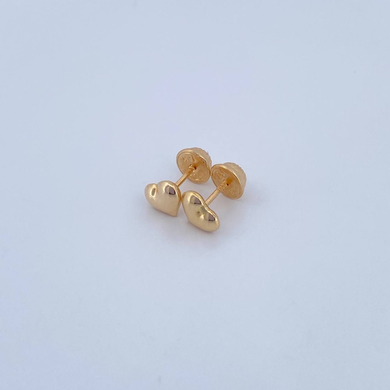 Topos Corazon 0.65gr / Troquelados Oro Amarillo 18K $