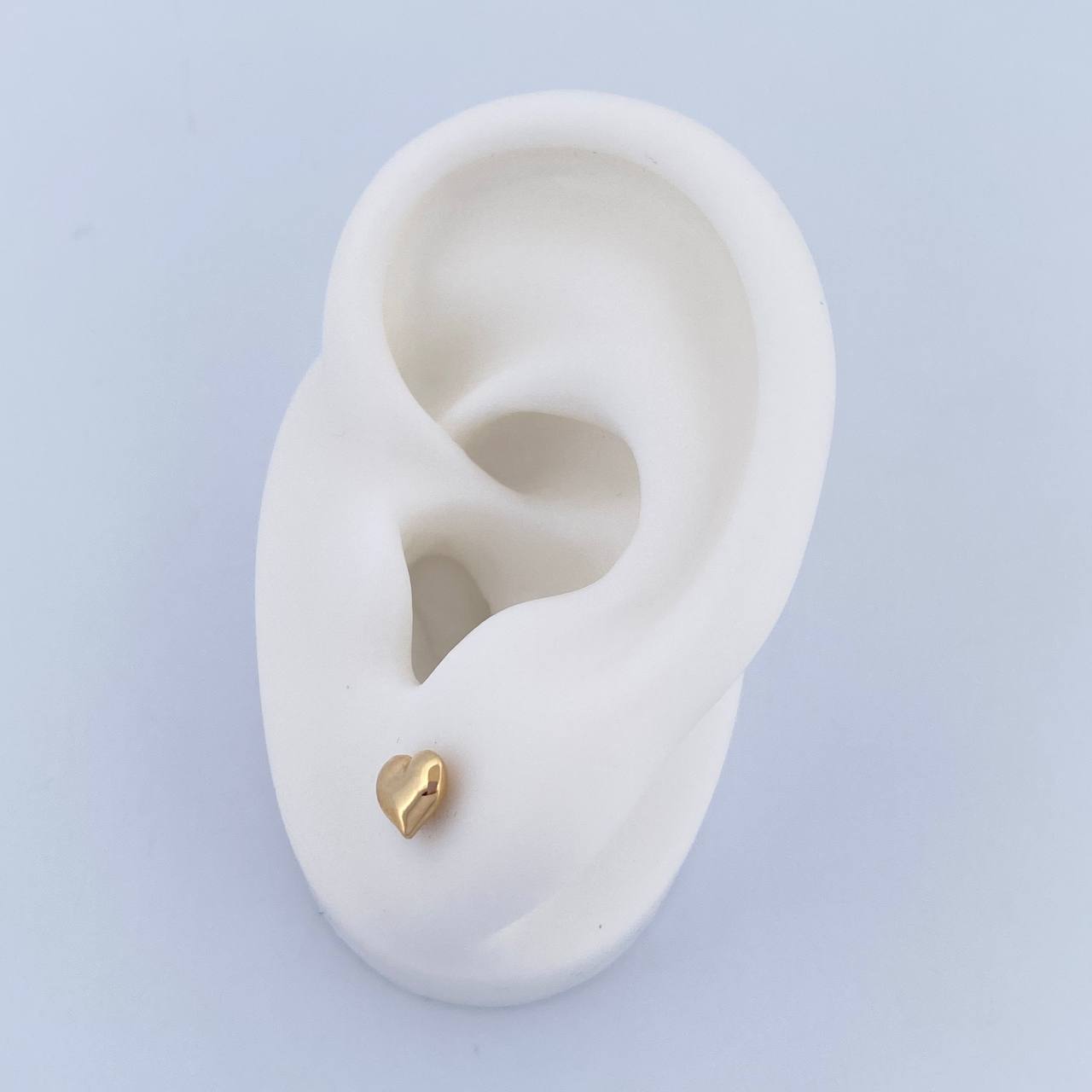 Topos Corazon 0.55gr / Troquelados Oro Amarillo 18K &