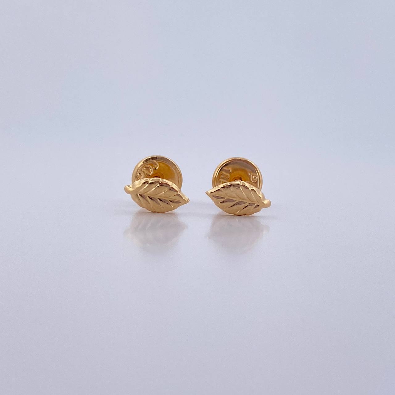 Topos Hoja 0.45gr / Lisos Oro Amarillo 18K &