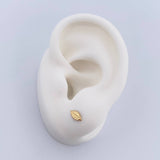 Topos Hoja 0.45gr / Lisos Oro Amarillo 18K &