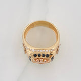Anillo Corona 10.5 g / T10 Tres Oros 18K