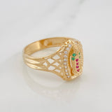 Anillo Virgen Guadalupe 3.3 g / Oro Amarillo 18K