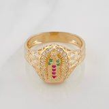 Anillo Virgen Guadalupe 3.3 g / Oro Amarillo 18K