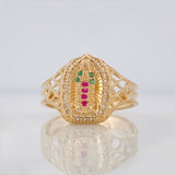 Anillo Virgen Guadalupe 3.3 g / Oro Amarillo 18K