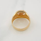 Anillo San Miguel Arcángel 6.05 g / T9 3/4 Tres Oros 18K
