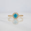 Anillo Halo 2.15 g / T7 3/4 Oro Amarillo 18K