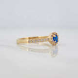 Anillo Halo 2.3 g / T6 1/2 Oro Amarillo 18K