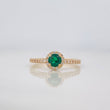 Anillo Halo 2.35 g / T6 3/4 Oro Amarillo 18K