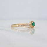 Anillo Halo 2.35 g / T6 3/4 Oro Amarillo 18K