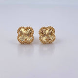 Topos Trebol VCyA 2.6gr / Diamantados Oro Amarillo Nac.Esp. 18K &