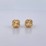 Topos Trebol VCyA 2.05gr / Diamantados Oro Amarillo Nac.Esp. 18K &