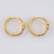 Candongas Corazón Tupido 2.2g / 1.2cm Oro Amarillo 18K