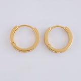 Candongas Carril Tupido 1.15g / 1cm Oro Amarillo 18K