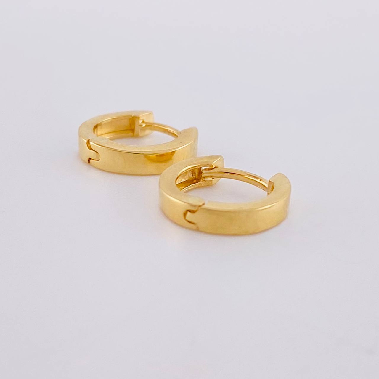 Candongas Carril 1.5g / 1cm Oro Amarillo 18K