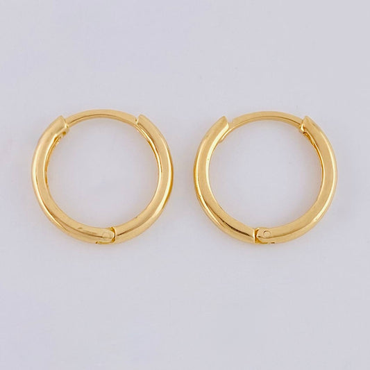 Candongas Isa 2.9g / 1.6cm Oro Amarillo 18K
