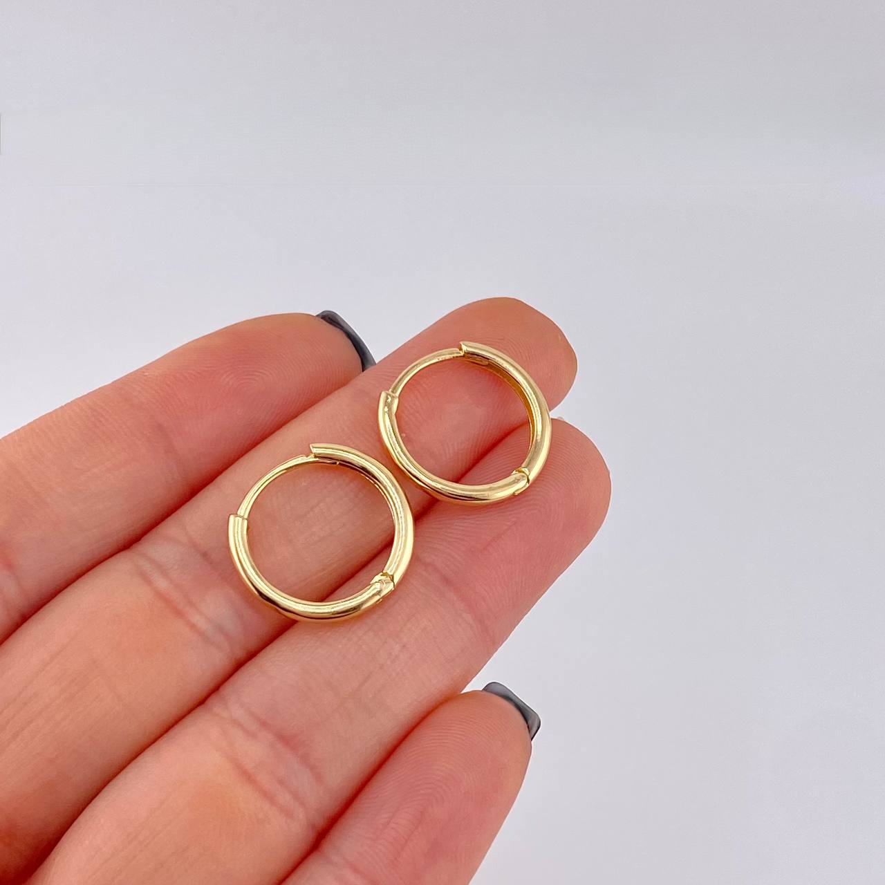 Candongas Isa 2.9g / 1.6cm Oro Amarillo 18K