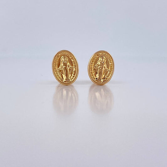 Topos Virgen Milagrosa 0.8gr / Oro 18K &