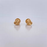 Topos Corazon 0.55gr / Diamantados Oro Amarillo 18K $