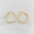 Candongas Fabi 1.6 g / 2.5 cm Oro Amarillo 18K