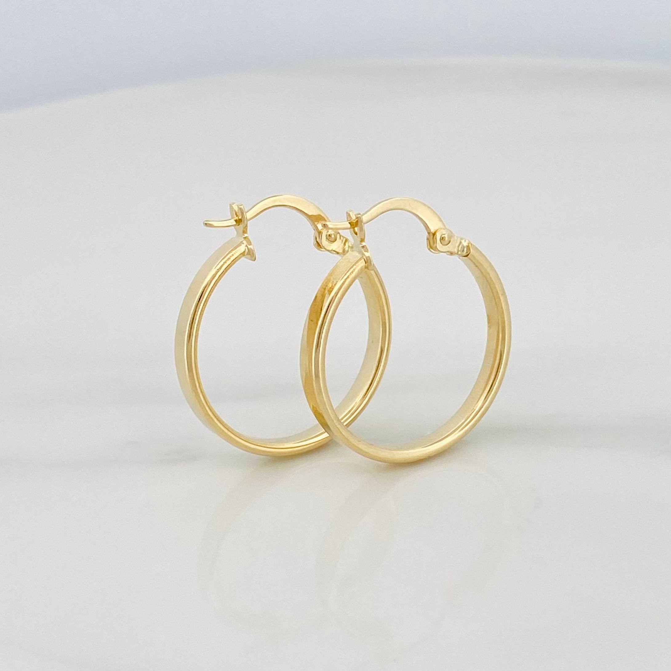 Candongas Fabi 1.6 g / 2.5 cm Oro Amarillo 18K