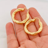 Candongas Bella 4.9 g / 3 cm Oro Amarillo 18K