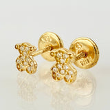 Topos Oso Tupido 0.65gr / 5mm Oro Amarillo 18K