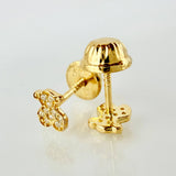 Topos Oso Tupido 0.65gr / 5mm Oro Amarillo 18K