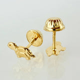 Topos Tortuga 0.5gr / 8mm Oro Amarillo 18K