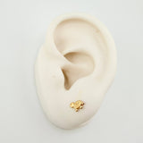 Topos Tortuga 0.55gr / 8mm Oro Amarillo 18K