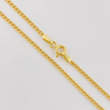 Cadena Cubana 3 g / 60 cm / 1.7 mm Oro Amarillo 18K