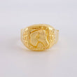 Anillo Sello caballo 3.25g / T11 3/4 Oro Amarillo 18K