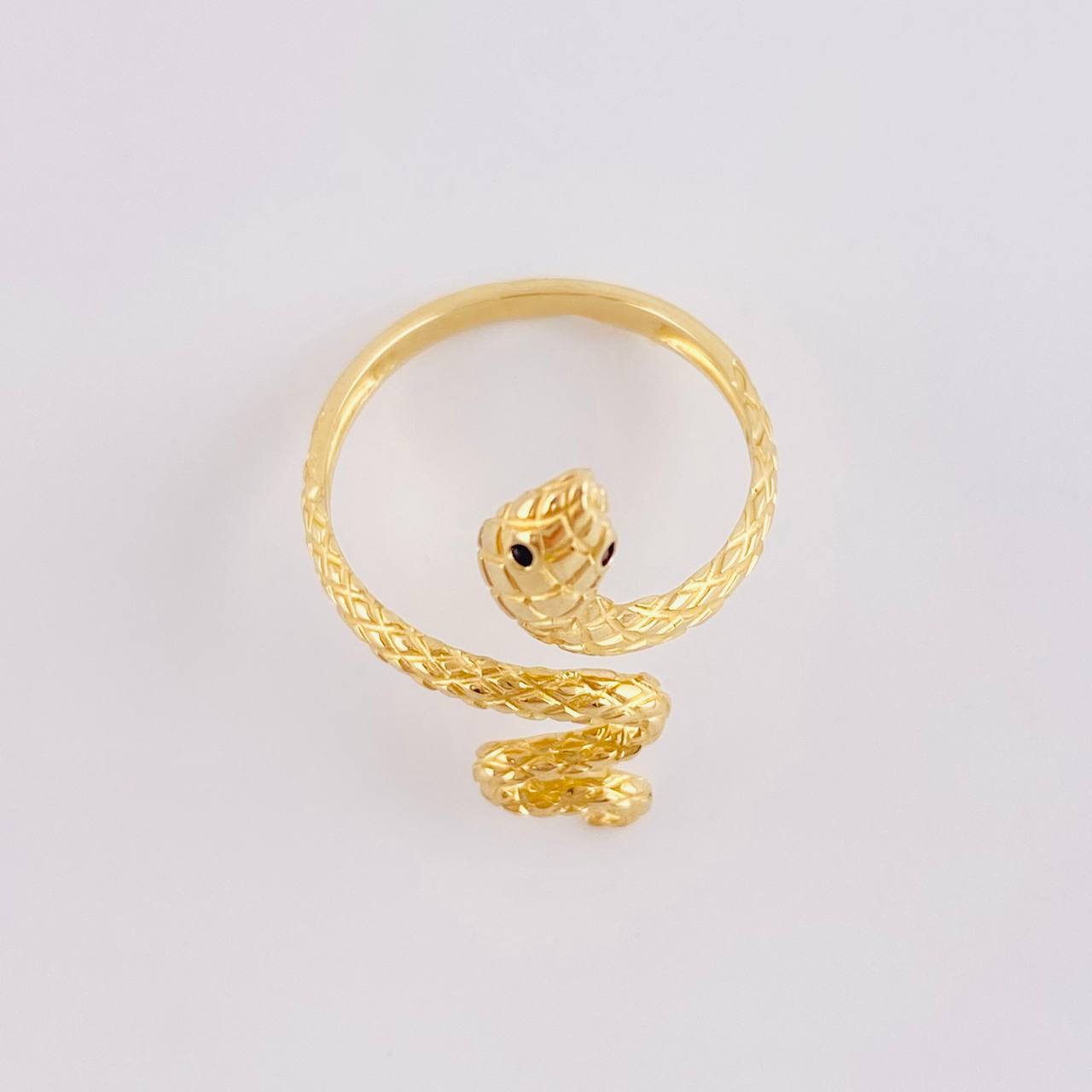 Anillo Serpiente 2.85g / T7 Oro Amarillo 18K
