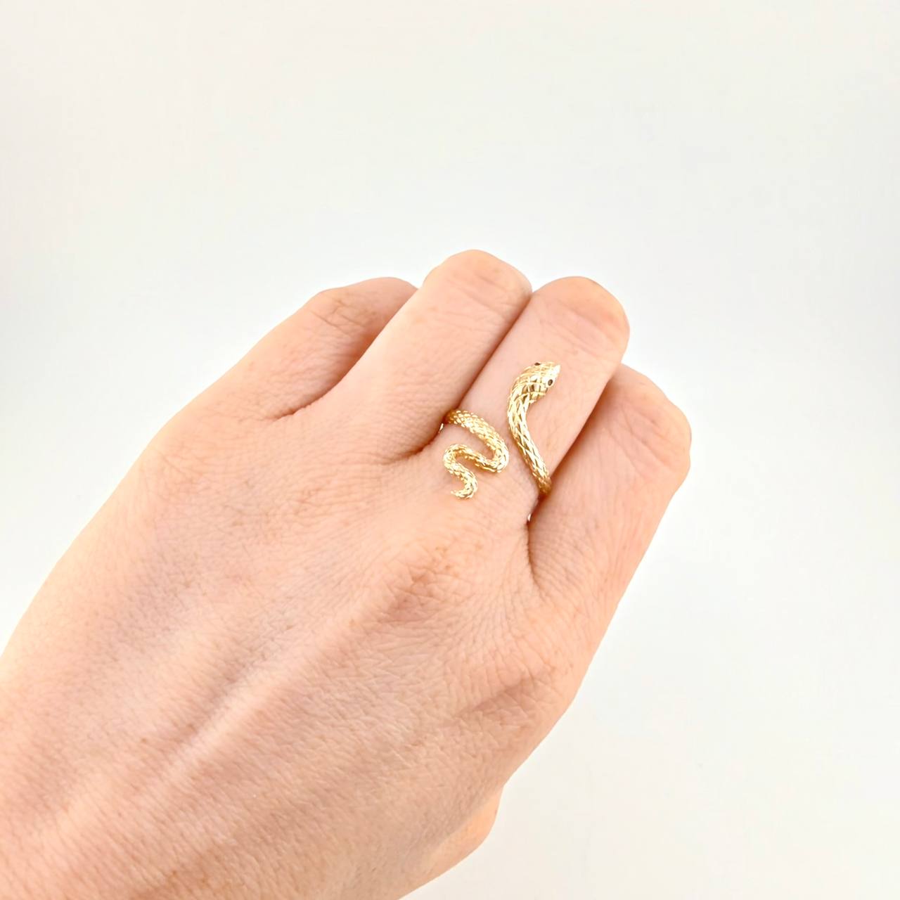 Anillo Serpiente 3g / T6 1/2 Oro Amarillo 18K