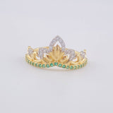 Anillo Corona 2.1g / T6 Oro Amarillo 18K