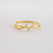 Anillo Infinito entrelazado 1.25g / T6 1/2 Oro Amarillo 18K
