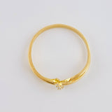 Anillo Infinito entrelazado 1.25g / T6 1/2 Oro Amarillo 18K