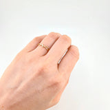 Anillo Infinito entrelazado 1.25g / T6 1/2 Oro Amarillo 18K
